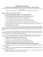 Bo Tiêu Chuẩn chat luong giao duc THCS.