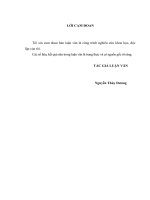 Hoàn thiện tổ chức kế toán chiphí sản xuất và tính giá thành sản phẩm xây lắp  tại công ty TNHH XâyDựng Thành Đạt