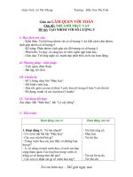 Bé làm quen với Toán: Thế giới động vật