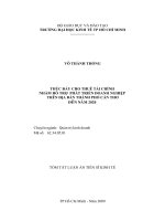 Thúc đẩy cho thuê tài chính nhằm hỗ trợ phát triển doanh nghiệp trên địa bàn thành phố cần thơ đến năm 2020 