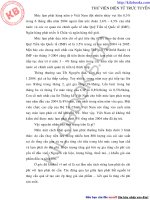 Nguyên nhân và tác động của lạm phát đối với việt nam từ 2004 đến nay 