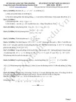 Đề thi thử môn toán Quốc Gia 2015 trường THPT TT LT Star Lâm Đồng