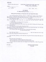 Các biểu mẫu thi đua khen thưởng của CĐ