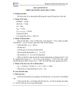 Thiết kế đường hầm thủy công