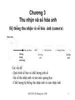 chương 3 thu nhận và số hóa ảnh