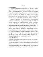 Nghiên cứu tình hình tiêu chảy ở trẻ dưới 5 tuổi tại xã mai đình, huyện sóc sơn, thành phố hà nội năm 2011 