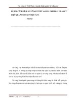 tình hình nợ công và giải pháp trong giai đoạn hiện nay của việt nam 