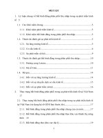 Bất bình đẳng phân phối thu nhập trong sự phát triển kinh tế việt nam ( 2013 ) 