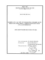 Nghiên cứu yếu tố ảnh hưởng tới hiệu suất phản ứng tổng hợp beta   aminoceton dẫn chất của acetophenon