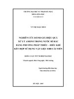 Nghiên cứu đánh giá hiệu quả xử lý amoni trong nước rỉ rác bằng phương pháp thiếu   hiếu khí kết hợp sử dụng vật liệu EBB cải tiến