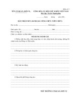 MẪU ĐƠN CHUYỂN NGẠCH