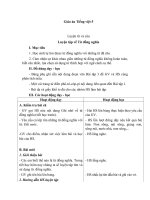 Giáo án tiếng việt 5 tuần 1 bài luyện tập về từ đồng nghĩa 