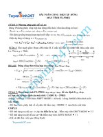 Bài toán cộng điện áp dùng máy tình FX 570ES 