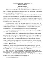 BÀI PHÁT BIỂU HỌC SINH CHIA TAY LỚP 9