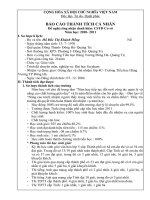 BÁO CÁO THÀNH TÍCH CÁ NHÂN 10  11