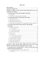 GIẢI PHÁP PHÁT TRIỂN BỀN VỮNG LÀNG NGHỀ ĐỒ GỖ MỸ NGHỆ ĐỒNG KỴ (BẮC NINH)