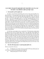 CÁC NHÂN TỐ QUYẾT ĐỊNH ĐẾN MỨC ĐỘ TIẾP CẬN CỦA CÁC TỔ CHỨC TÀI CHÍNH VI MÔ TẠI VIỆT NAM