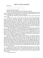 diễn văn lễ ra trường L5