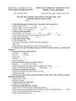 số liệu hoạt động công đoàn