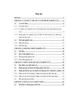 Những nhân tố ảnh hưởng đến ý định về quê làm việc của sinh viên