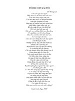 Thơ : Tôi ru con gái tôi   Đỗ Trung Lai