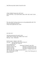 GIA TĂNG SỰ THAM GIA CỦA CÔNG NGHIỆP PHẦN MỀM VIỆT NAM TRONG CHUỖI GIÁ TRỊ TOÀN CẦU