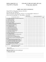 phieu danh gia giao vien cua tổ chuyên môn