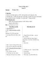 Giáo án tiếng việt 4 tuần 35 bài ôn tập cuối học kỳ 2