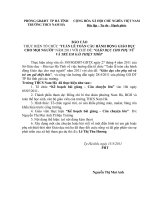 bao cao “Kế hoạch bài giảng – Câu chuyện lớn”