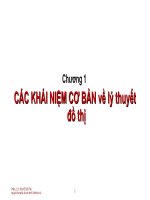 chương 1 các KHÁI NIỆM cơ bản về lý thuyết đồ thị 