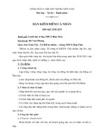 Bản kiểm điểm cá nhân