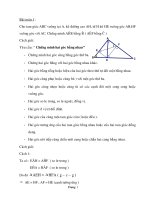 Tu bai toan hinh on thi 10