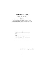 BIẾN ĐỔI CƠ BẢN TRONG LĨNH VỰC ĐÀO TẠO ĐẠI HỌC HIỆN NAY Ở VIỆT NAM