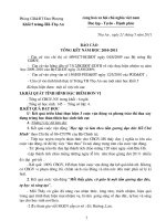 BAO CAO TONG KET NAM HOC KHOI 5