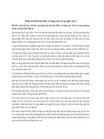 Phân tích bài thơ Mây và sóng của Ta-go