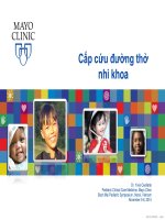 Cấp cứu ngừng thở ở trẻ em