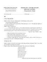 Đề kiểm tra học kì 2 môn Ngữ văn 9 trường PT DTNT Hàm Thuận năm học 2014-2015