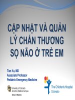 Cập nhật xử trí chấn thương sọ não ở trẻ em