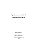 Phương pháp thiết kế Agile cho ứng dụng mobile
