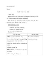 Giáo án tiếng việt 5 tuần 1 bài nghìn năm văn hiến 