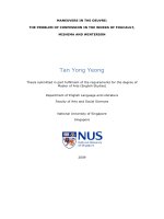 Maneuvers in the oeuvre the problem of confession in the works of foucault, mishima and winterson