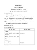 Giáo án tiếng việt 4 tuần 33 bài luyện từ và câu   mở rộng vốn từ  lạc quan   yêu đời 