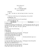 Giáo án tiếng việt 5 tuần 2 bài lương ngọc quyến  cấu tạo của phần vần 