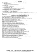 Đề cương ôn tập Tiếng Anh 10 (2)