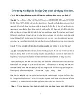 Đề cương và đáp án ôn tập quy định sử dụng hóa đơn, i  