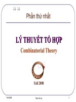 lý thuyết tổ hợp 
