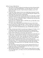 KTBCTC bài tập tình huống đại học thương mại