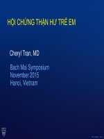 Hội chứng thận hư ở trẻ em