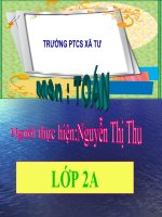 14 TRỪ ĐI MỘT SỐ: 14   8(LỚP 2)