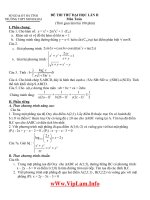 Đề thi thử ĐH THPT Minh Khai   Hà Tĩnh